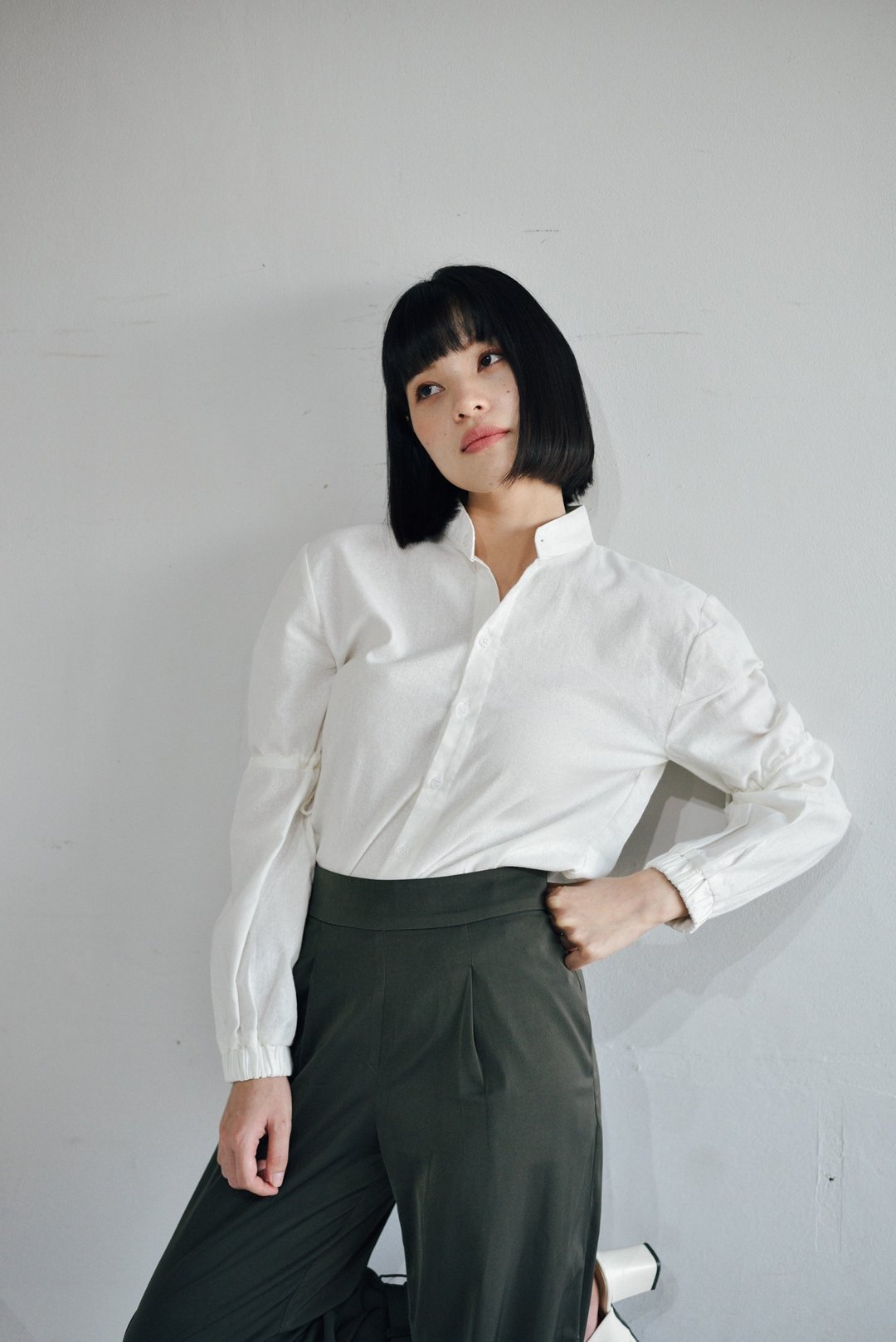 LILY WHITE SHIRT - 女装衬衫 - 棉 白色