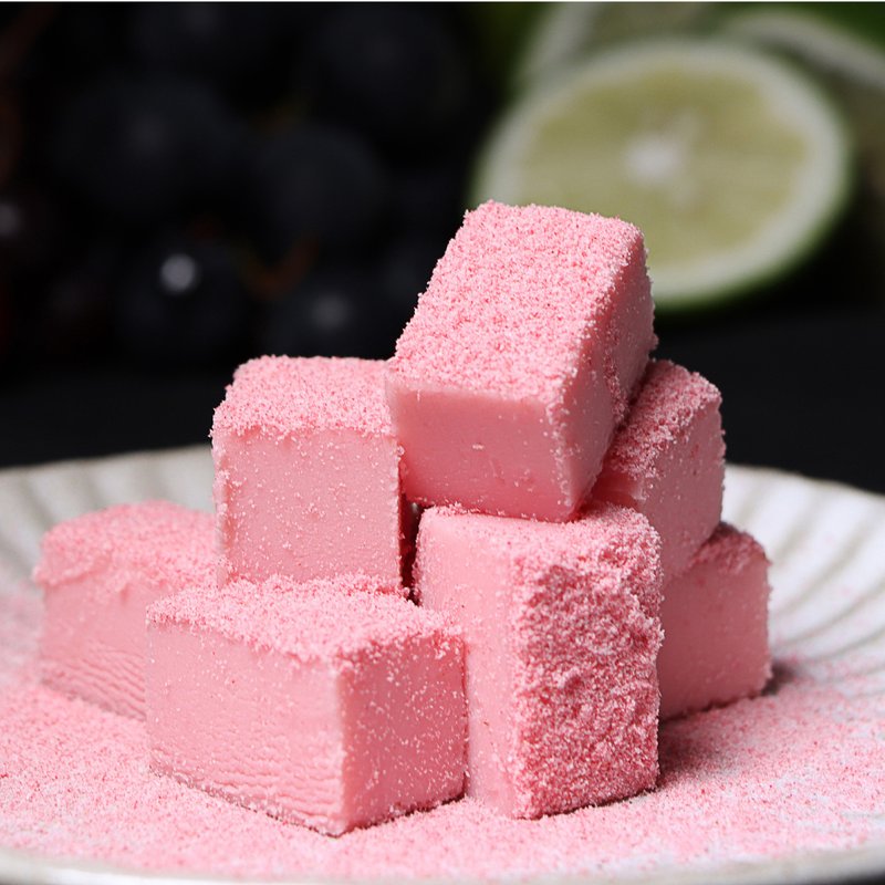 粉恋果香 生巧克力 (140g/盒) - 巧克力 - 新鲜食材 粉红色