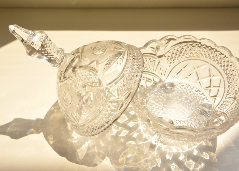 德国早期装饰收纳罐 玻璃制品 - 摆饰 - 玻璃 白色