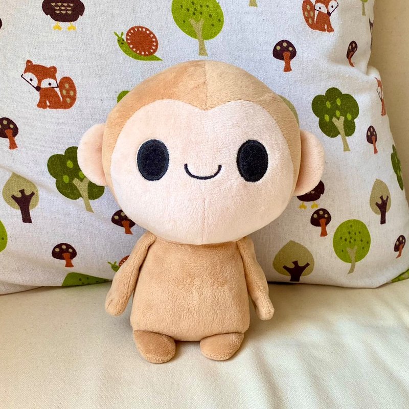 【小熊娃娃】小猴船长小布偶 一只游戏亲和力很高的布偶 - 玩偶/公仔 - 棉．麻 橘色