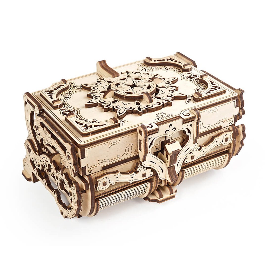 /Ugears/ 乌克兰木制模型 古董盒 Antique Box - 数码小物 - 木头 