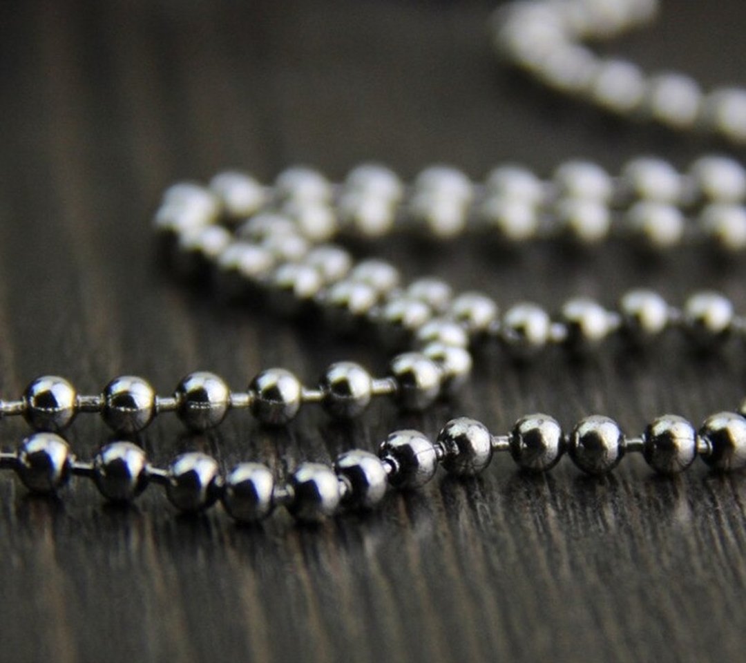 Real S925 Sterling Silver Beading Chains Unisex Necklaces without Pendants Women - 项链 - 纯银 银色
