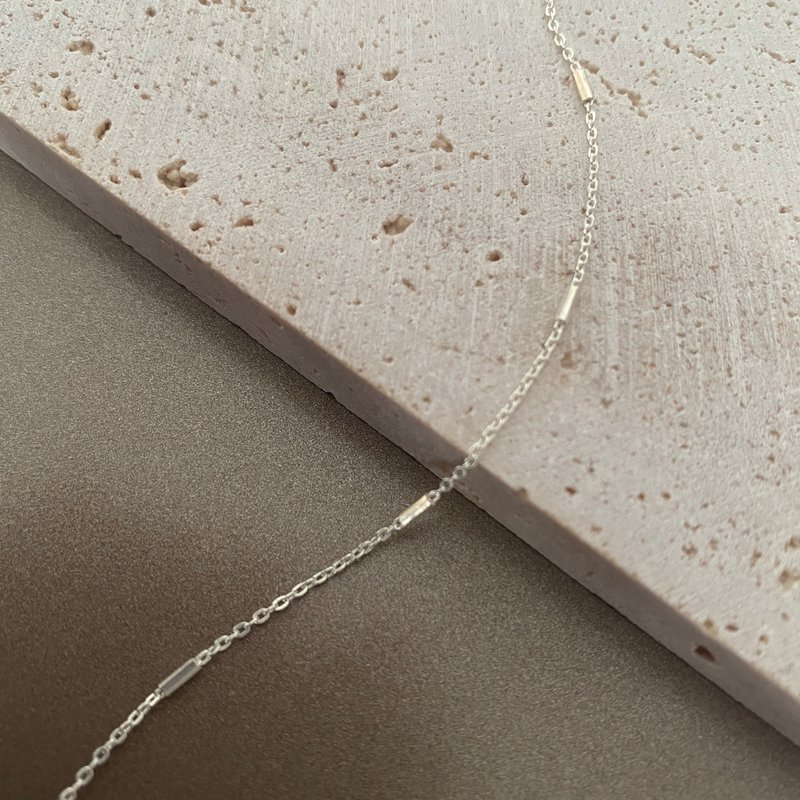 闪亮一节纯银手链 925纯银制饰品 - 手链/手环 - 纯银 