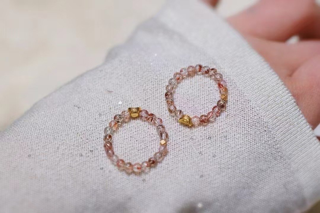 精品 黑金超七 弹弹戒/二入 Z-20250918-523 - 戒指 - 宝石 