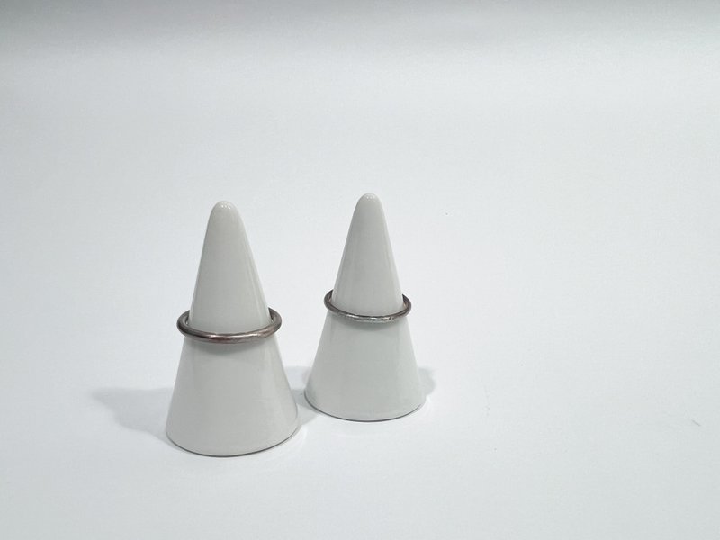 圈型戒-染黑款【RSD1010】银戒.男戒.女戒.尾戒 - 戒指 - 纯银 