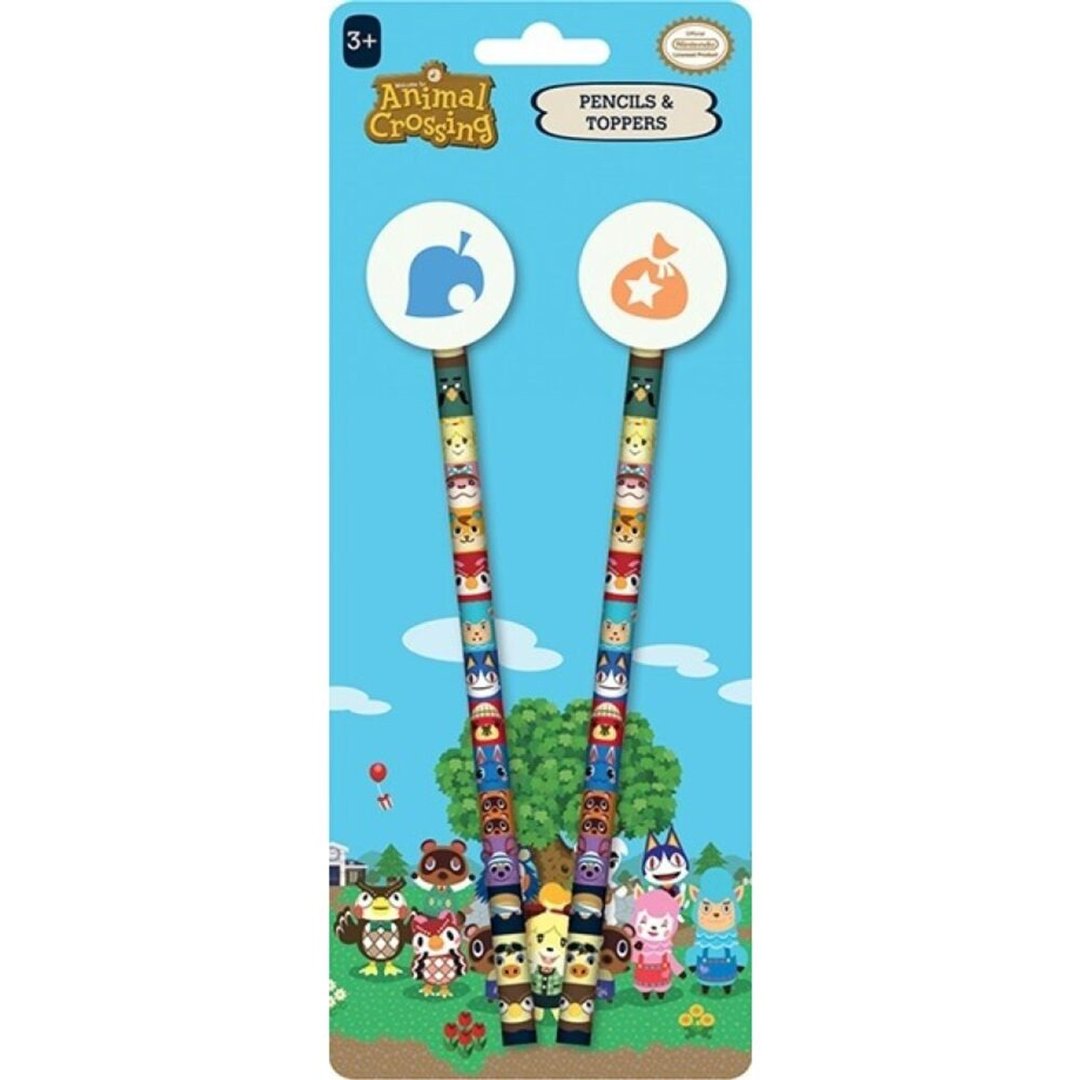 【任天堂】动物森友会 2入造型铅笔组 / Animal Crossing - 铅笔/自动铅笔 - 其他材质 蓝色