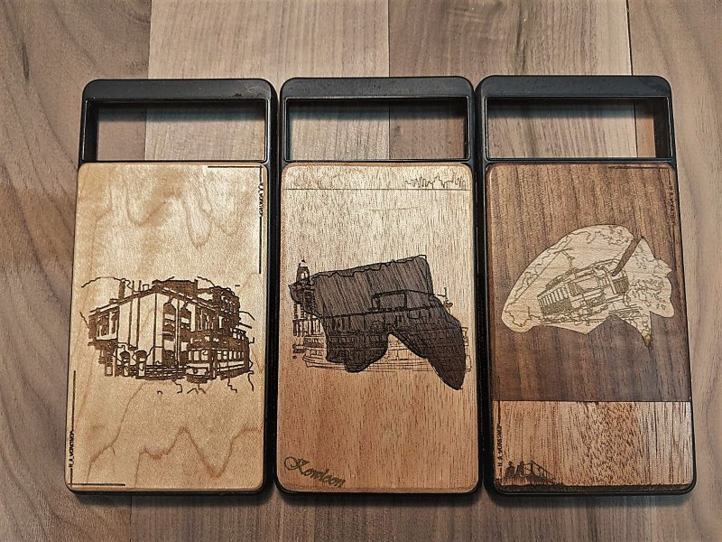 【交通系列】可订制  任何型号 木机壳 - 耳机收纳 - 木头 咖啡色