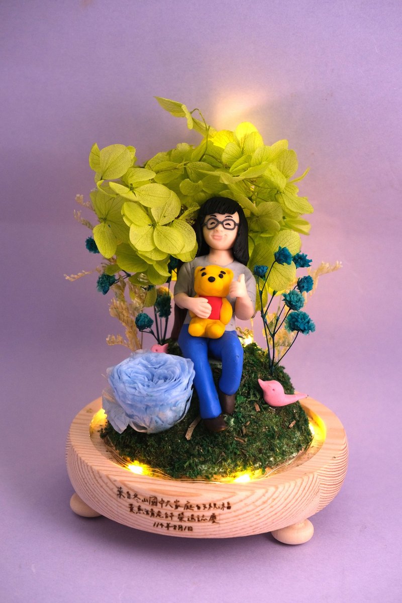 荣休记念小礼品,可定制名字.提供相片定制人物造型(各行各业造型) - 摆饰 - 粘土 