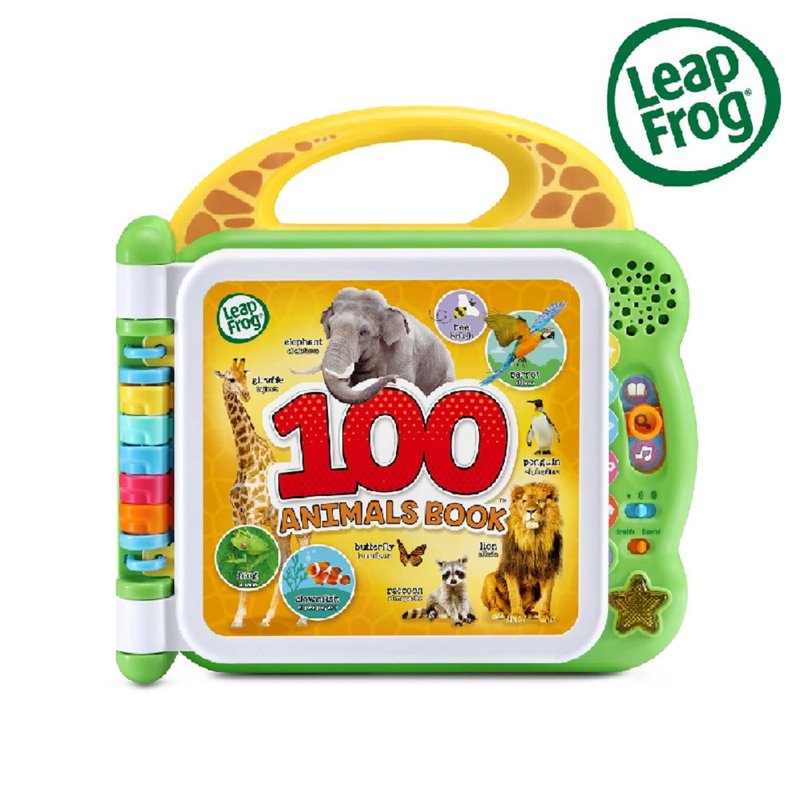 快速出货-仅限寄送台湾【LeapFrog】100单字动物交互认知图鉴 - 玩具/玩偶 - 塑料 黄色