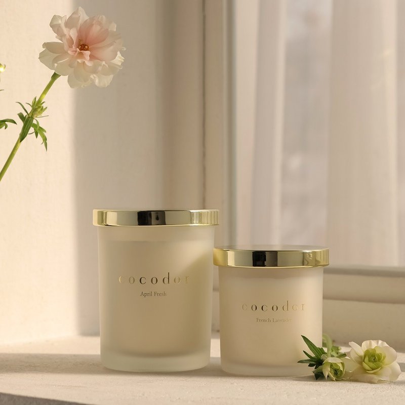 COCODOR-大豆蜡烛130g - 蜡烛/烛台 - 玻璃 黑色