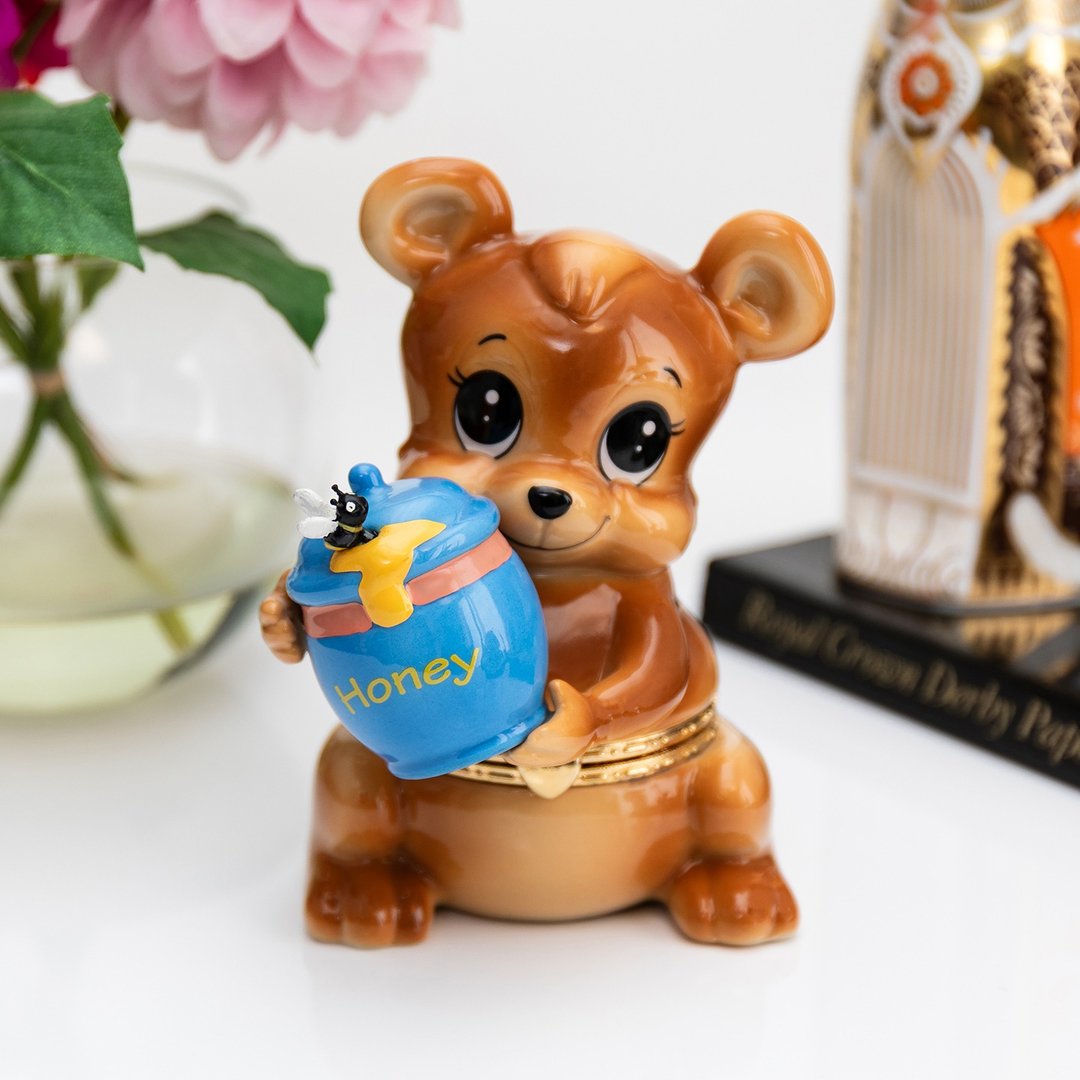 Bradford Youre My Honey Bear 甜蜜小熊音乐盒 戒指项链收纳盒 - 收纳用品 - 瓷 