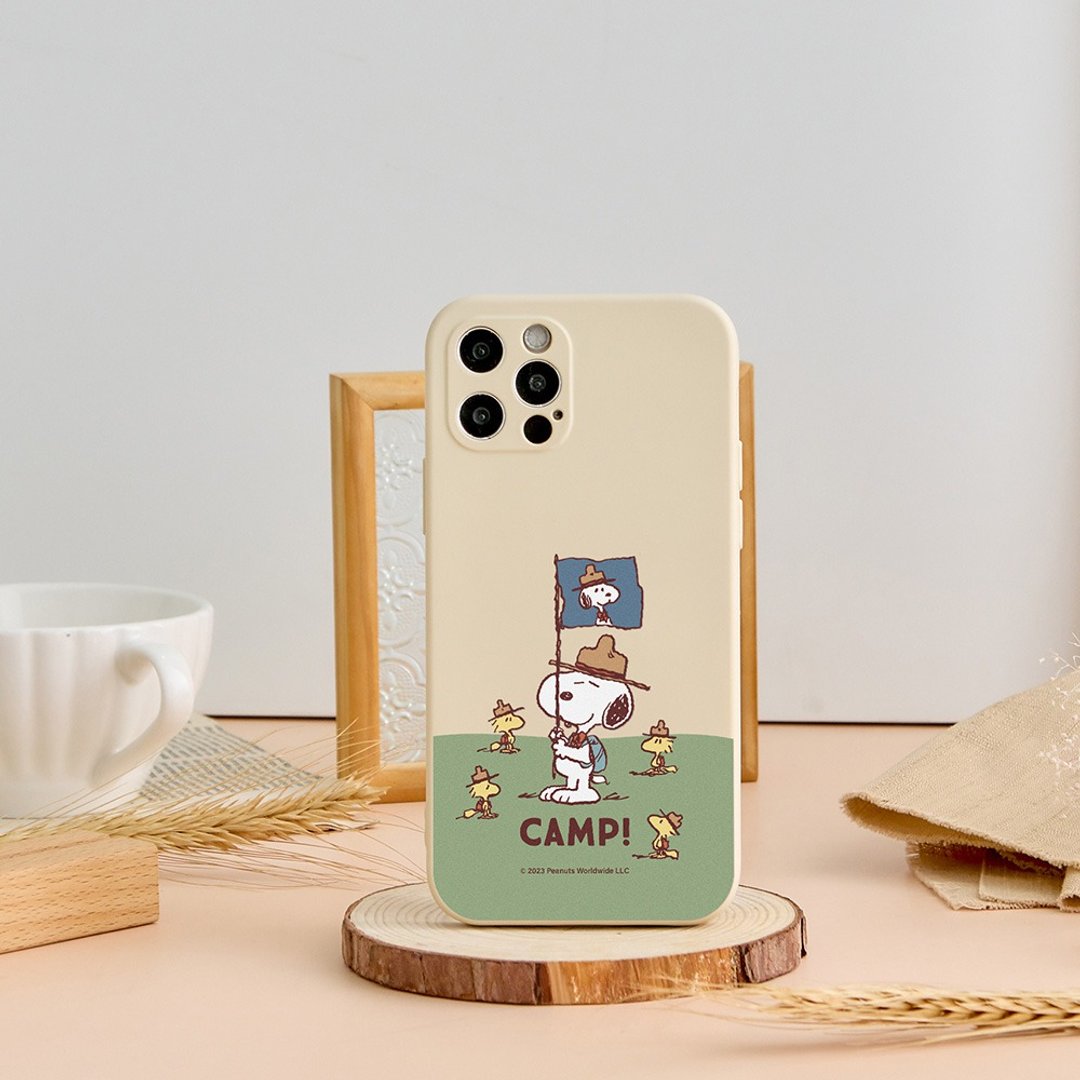 SNOOPY史努比 CAMP全包iPhone手机壳 - 手机壳/手机套 - 硅胶 多色