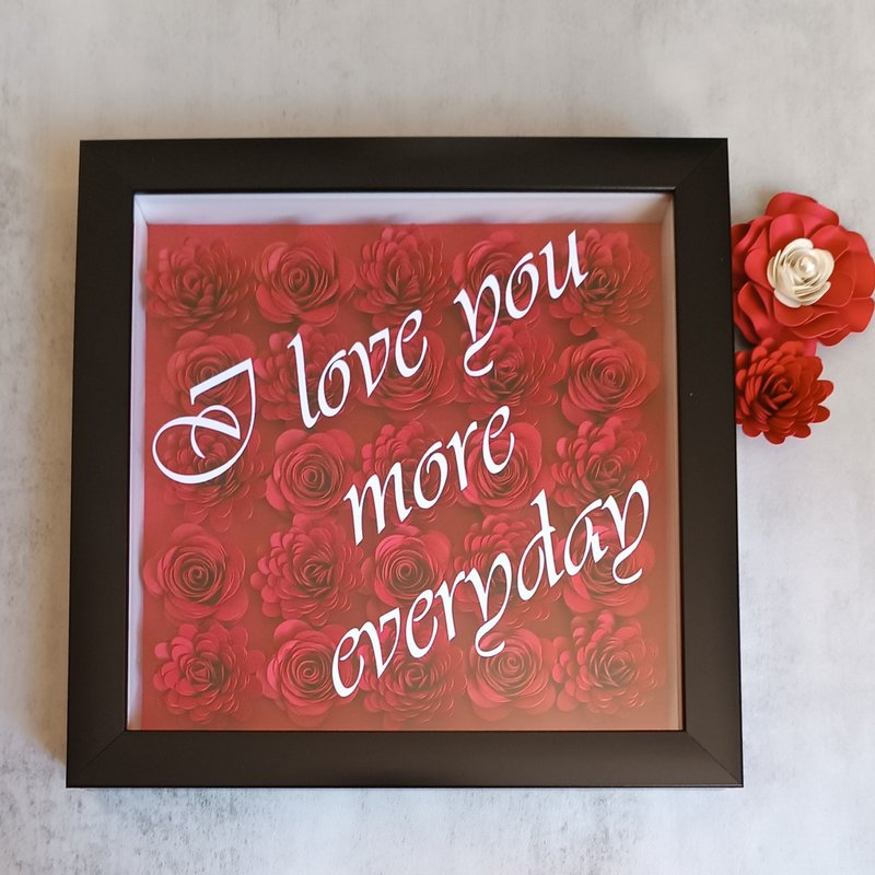 爱之祝福礼盒 - 满满的爱 - 摆饰 - 纸 红色