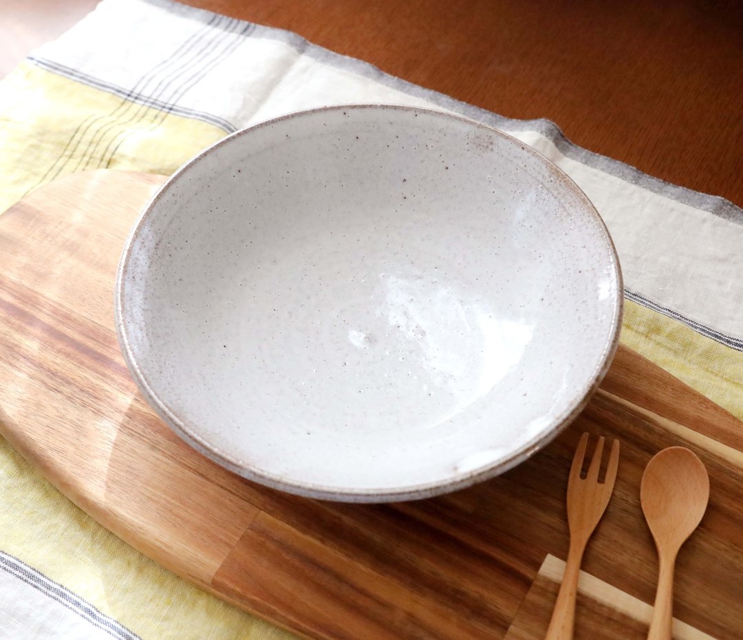 特价 / 红瓷白釉大碗 - 碗 - 陶 白色