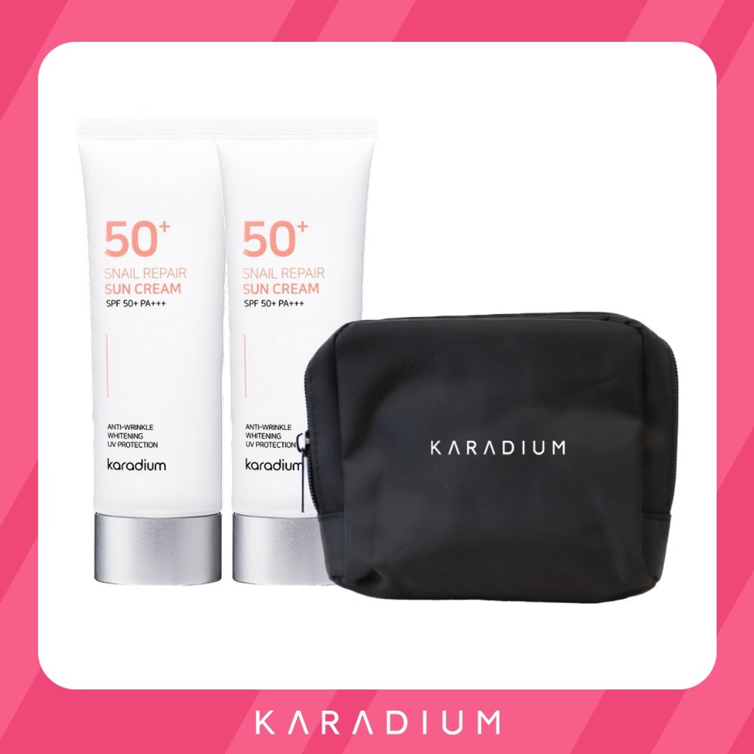 KARADIUM 夏日外出随行包 防晒修护 防水防汗 高效阻挡紫外线 - 防晒 - 其他材质 粉红色