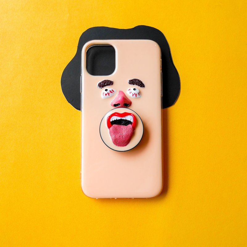 POP UP MOUTH - Ugh ! ! - 手机壳/手机套 - 其他材质 黄色