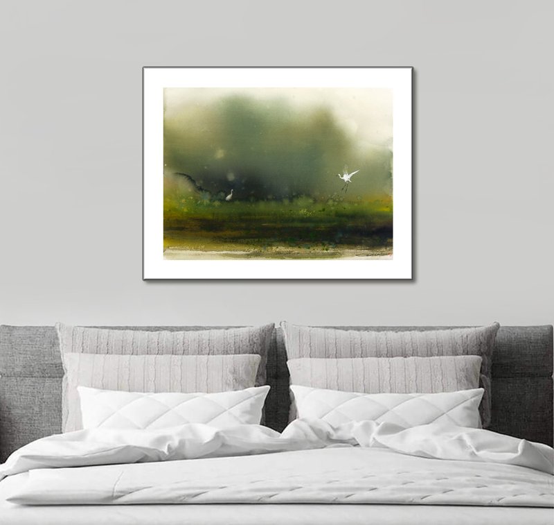 设计师都在找的水彩艺术家林顺雄高清复刻艺术版画 - 海报/装饰画/版画 - 其他材质 绿色