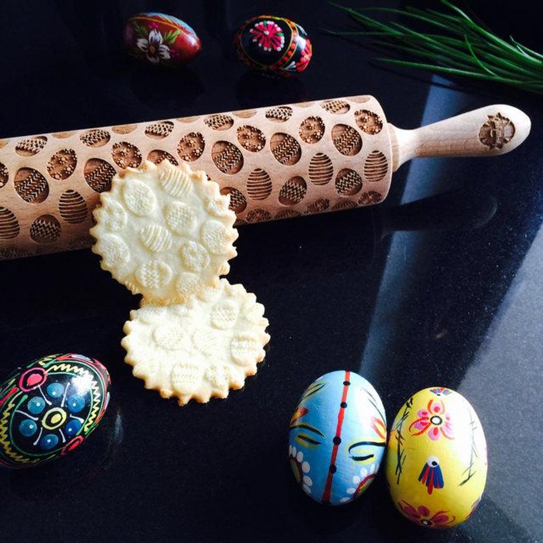 Small Easter Egg rolling pin * SMALL EASTER EGGS - 厨房用具 - 木头 