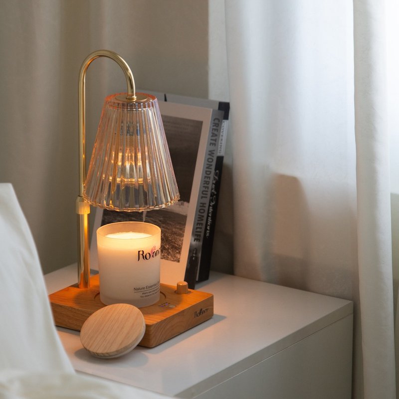 定时融蜡灯-玻璃公主(奶茶色) - 蜡烛/烛台 - 其他金属 