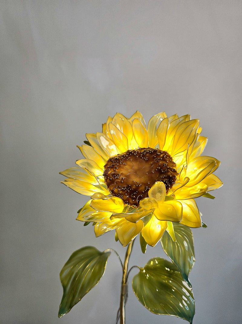 向日葵 • 沾浸艺术花灯 【闲逛花间系列】小夜灯。生日礼物 - 灯具/灯饰 - 树脂 
