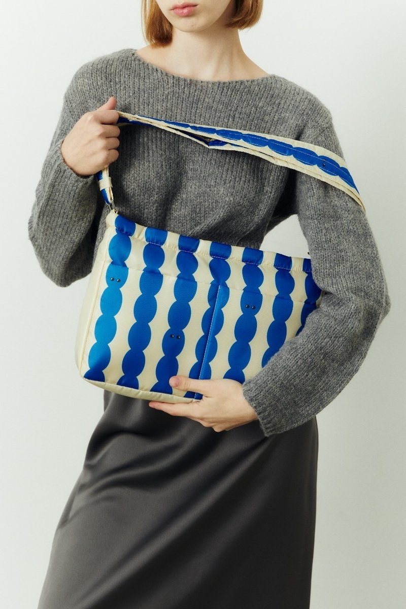 限量联名系列 | Nelly Plus P01 尼龙托特包 - 手提包/手提袋 - 防水材质 蓝色