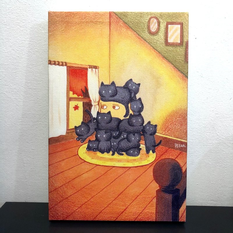 沈淀//无框画 - 海报/装饰画/版画 - 棉．麻 橘色