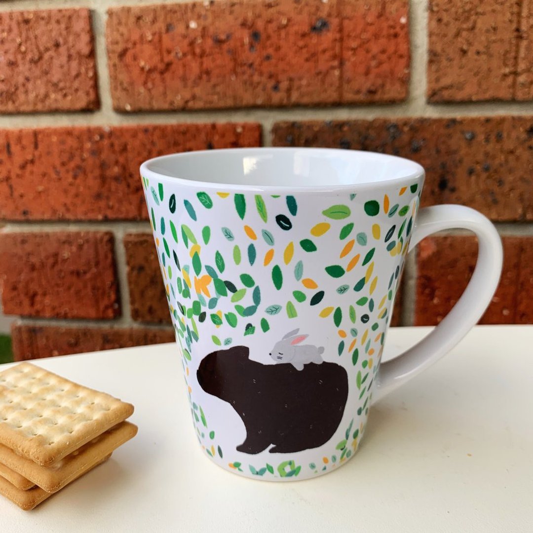 NEW Latte Mug - Wombat - 咖啡杯/马克杯 - 陶 多色