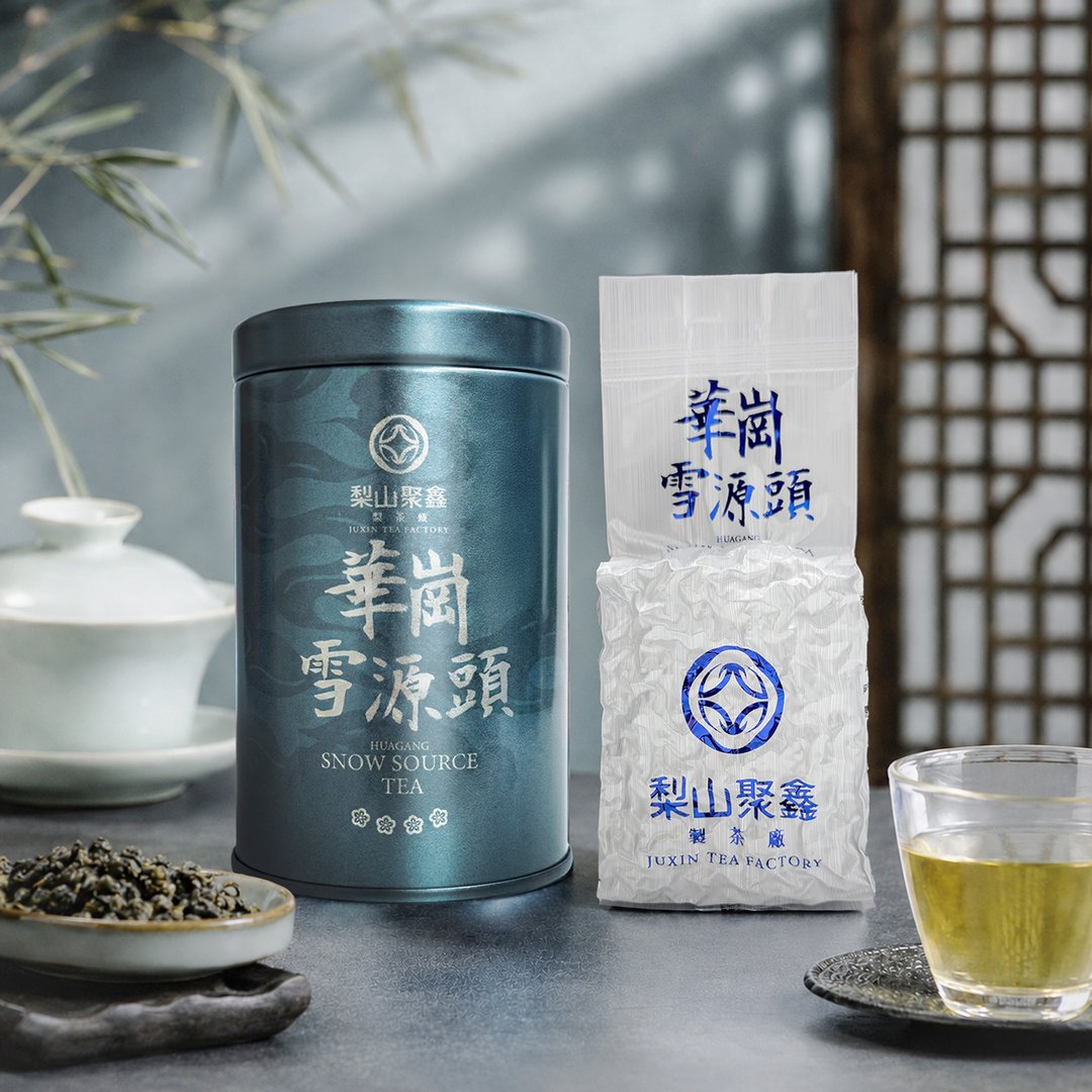 【聚鑫制茶】华岗・雪源头 | 手采高山乌龙茶 | 75g_付专属茶罐 - 茶 - 新鲜食材 白色