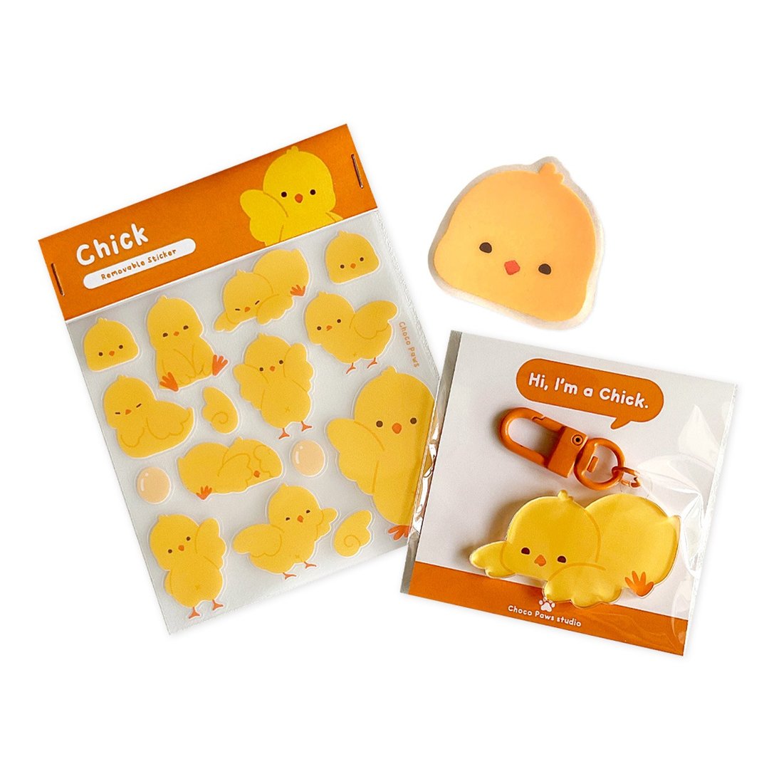 Chick Set - 贴纸 - 防水材质 