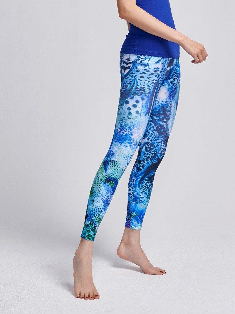 【Miracle】瑜珈裤│In the ocean - 女装运动裤 - 聚酯纤维 