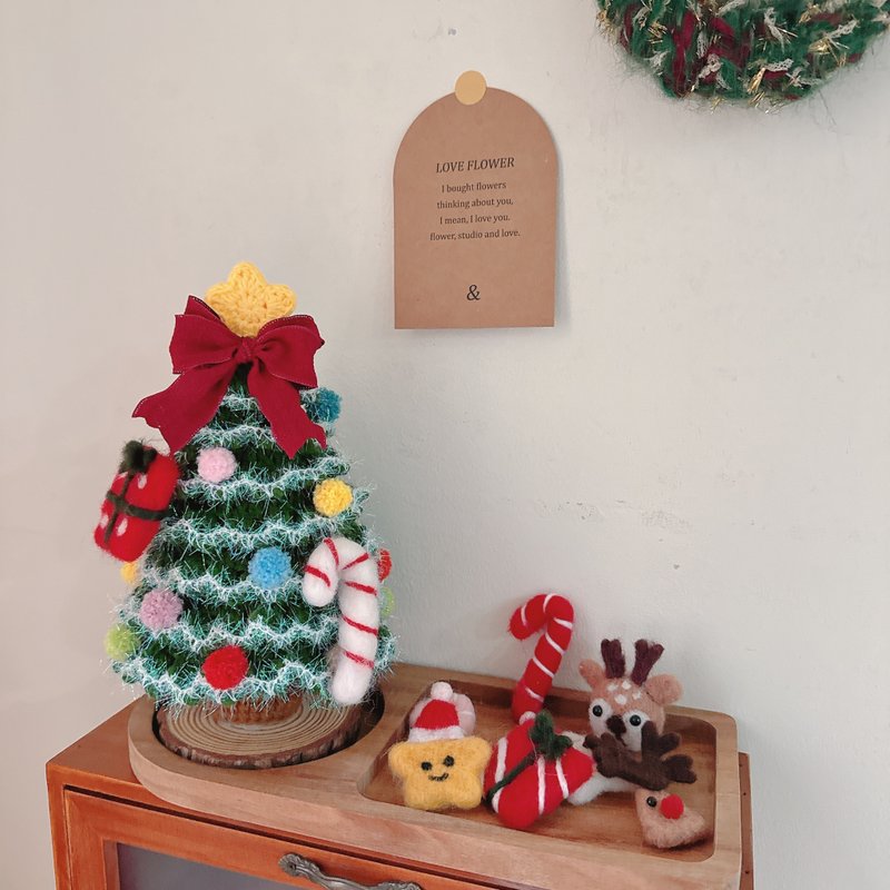 圣诞树 编织圣诞树 圣诞礼物 - 摆饰 - 棉．麻 绿色