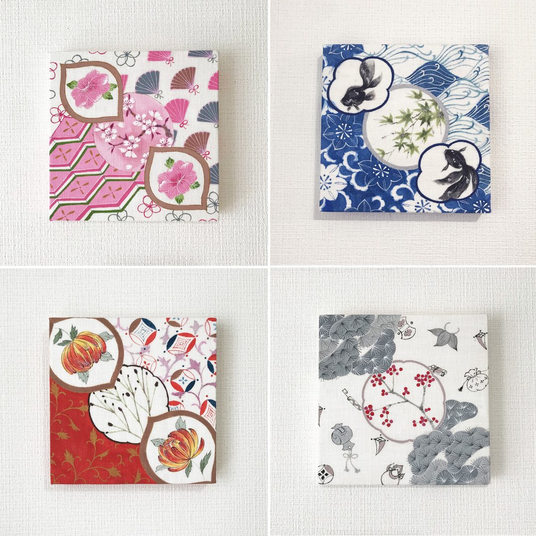 Four seasons wall decoration Linen panel - 墙贴/壁贴 - 棉．麻 多色