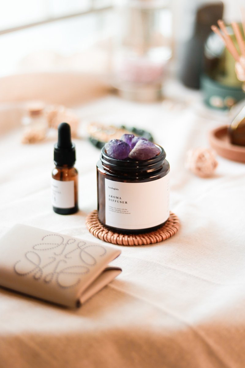 紫水晶 水晶扩香器 MINI | 开运小物 - 香薰/精油/线香 - 半宝石 