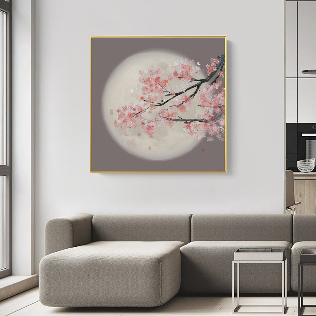 念_桃花_2 | 艺术微喷 | 挂画 - 海报/装饰画/版画 - 木头 