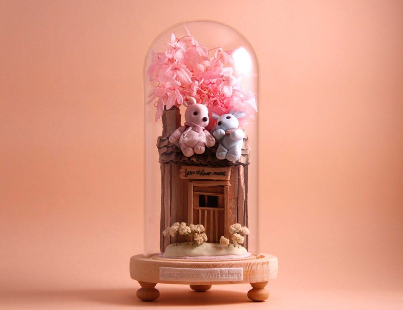 结婚小礼品,内有LED灯效,可定制名字在门牌上,最贴心的情人节礼物 - 摆饰 - 粘土 