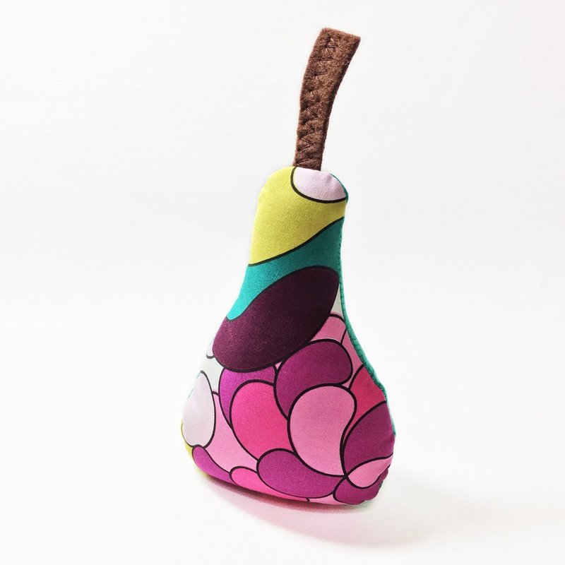 狗玩具- 福系列/抽象梨-1 - 玩具 - 棉．麻 多色