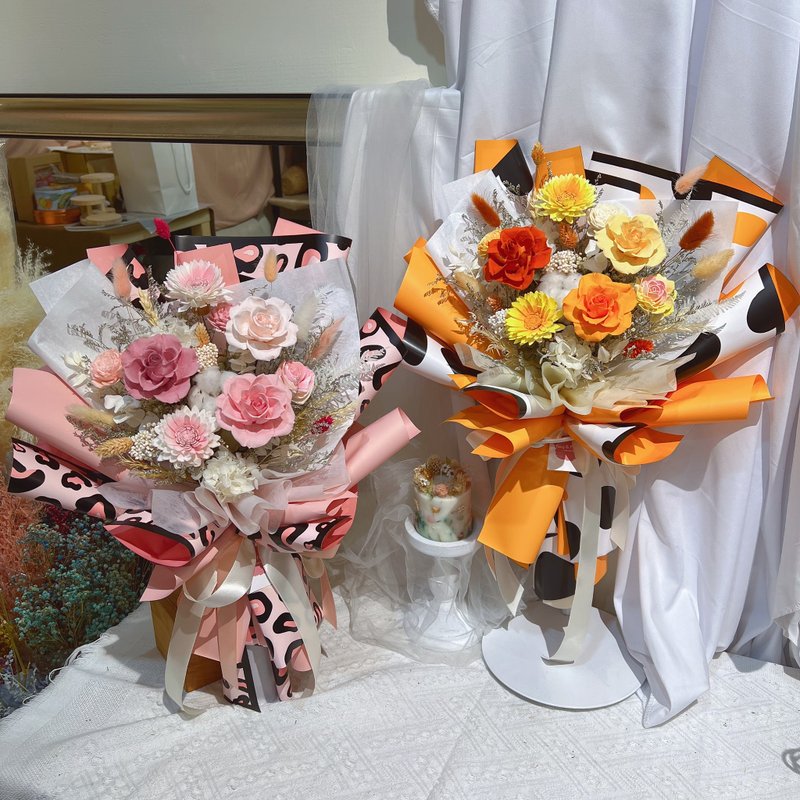 FengFlower【动物系永生玫瑰花束】干燥花/永生花/送礼 - 干燥花/捧花 - 植物．花 