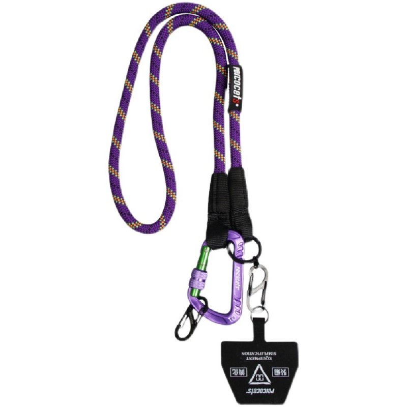 登山扣 快拆手机挂绳 多功能肩带 斜背带 小包带子斜跨绳 - 其他 - 聚酯纤维 紫色