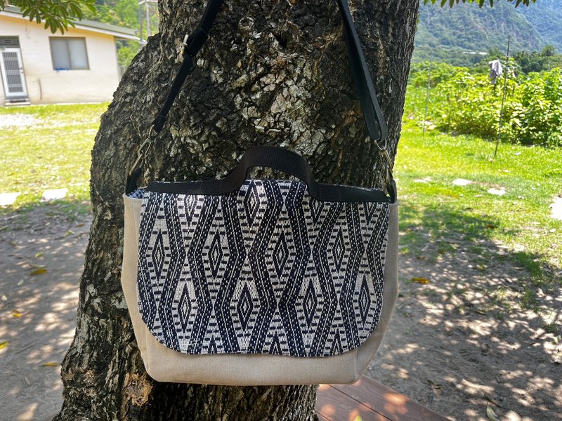 原住民/赛德克族/织布/邮差包 - 侧背包/斜挎包 - 棉．麻 