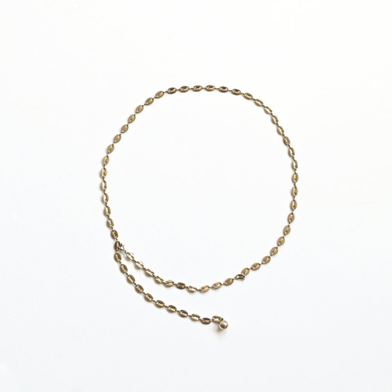 【蛋植物古着】串接金属古着腰链 - 皮带/腰带 - 其他金属 