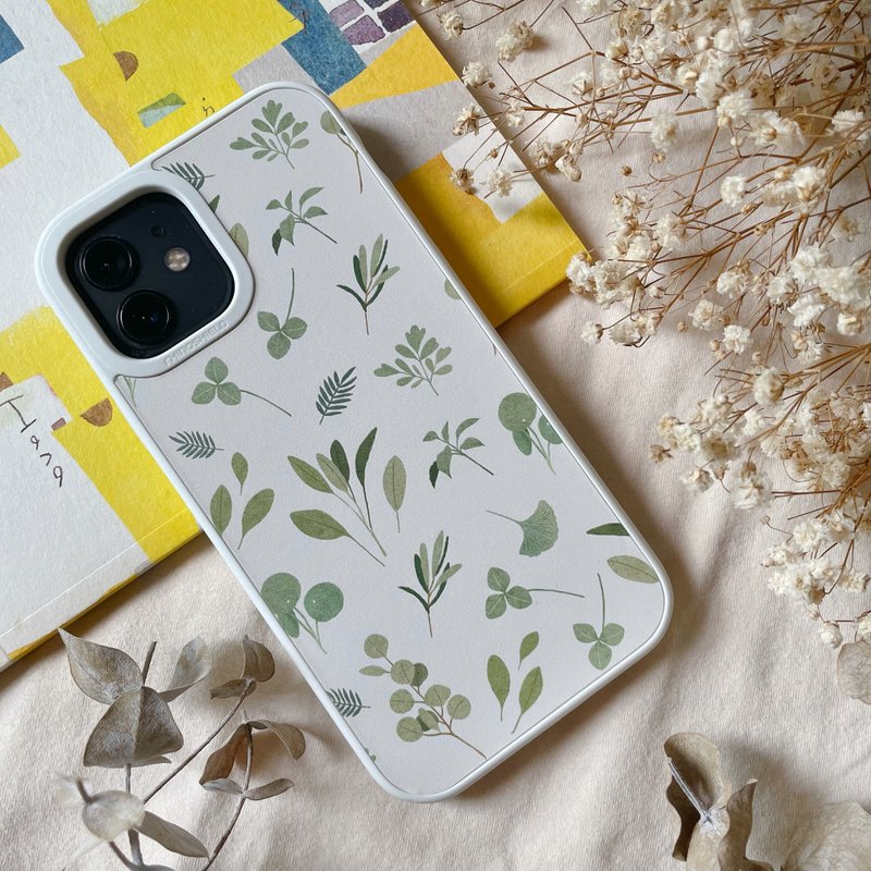 植物日志(白) / iPhone防摔手机壳 / 犀牛盾Solidsuit - 手机壳/手机套 - 塑料 