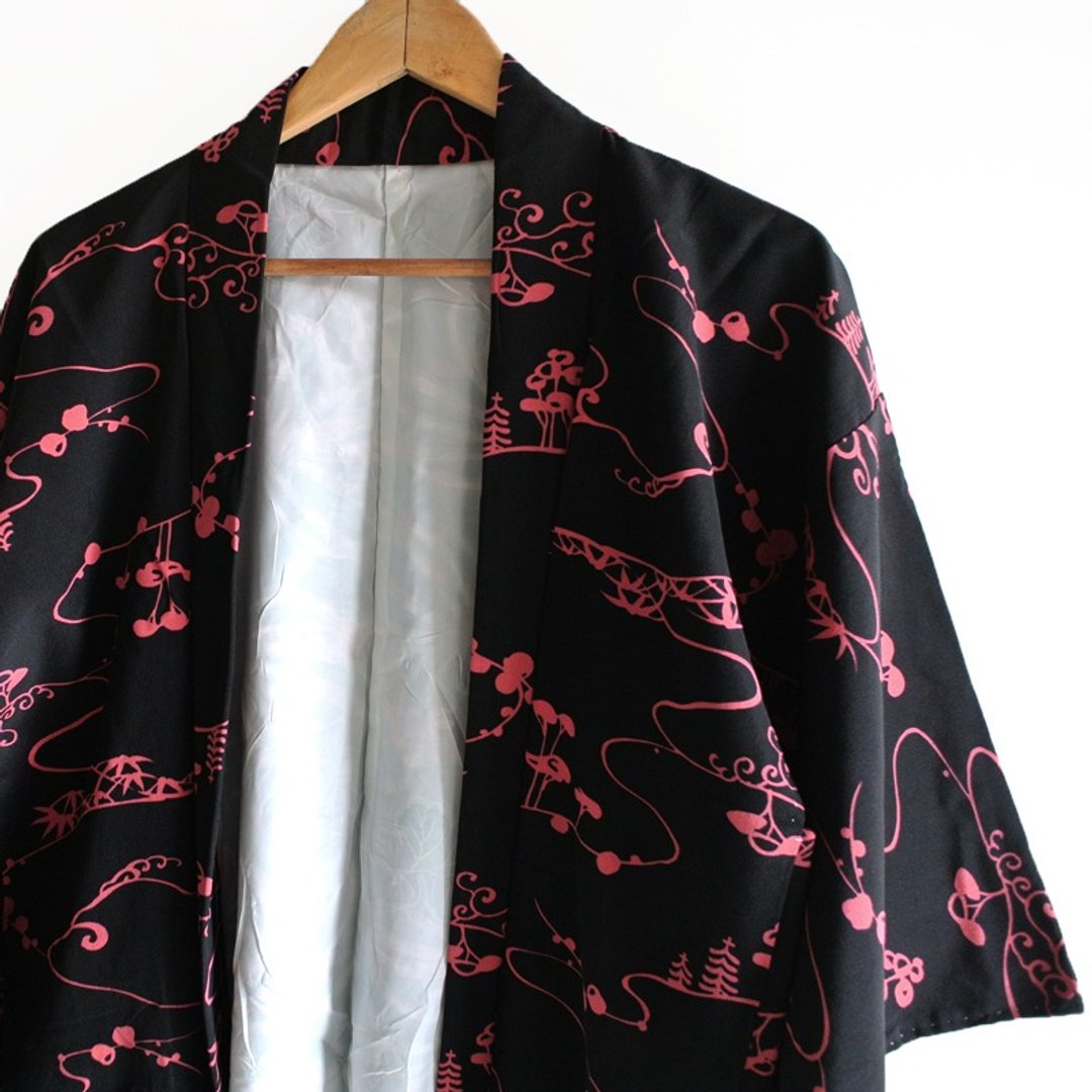 │Slowly│日本古董-轻和服外套F8│古着.vintage.复古.文艺. - 女装休闲/机能外套 - 纸 多色