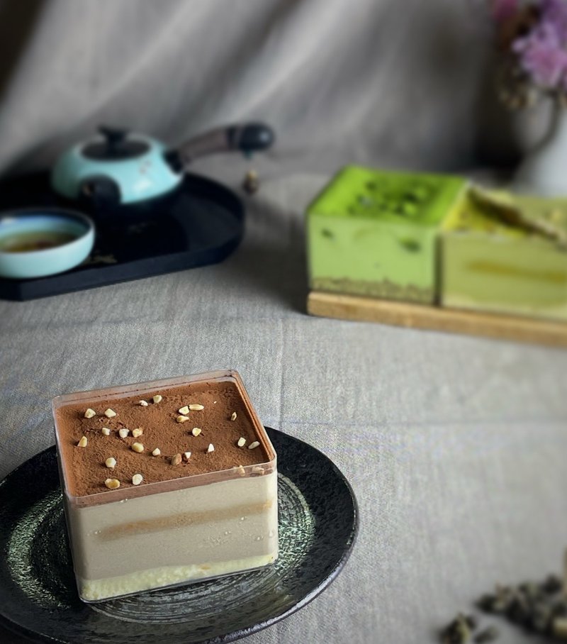 芝麻花生乌龙茶提拉米苏盒子 - 蛋糕/甜点 - 新鲜食材 