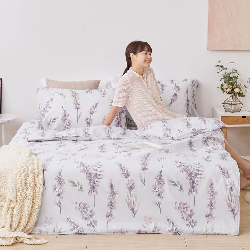凉被 / Cool-Fi科技凉感 / 奥地利天丝 / 飞花若紫 台湾制 - 被子/毛毯 - 其他材质 紫色