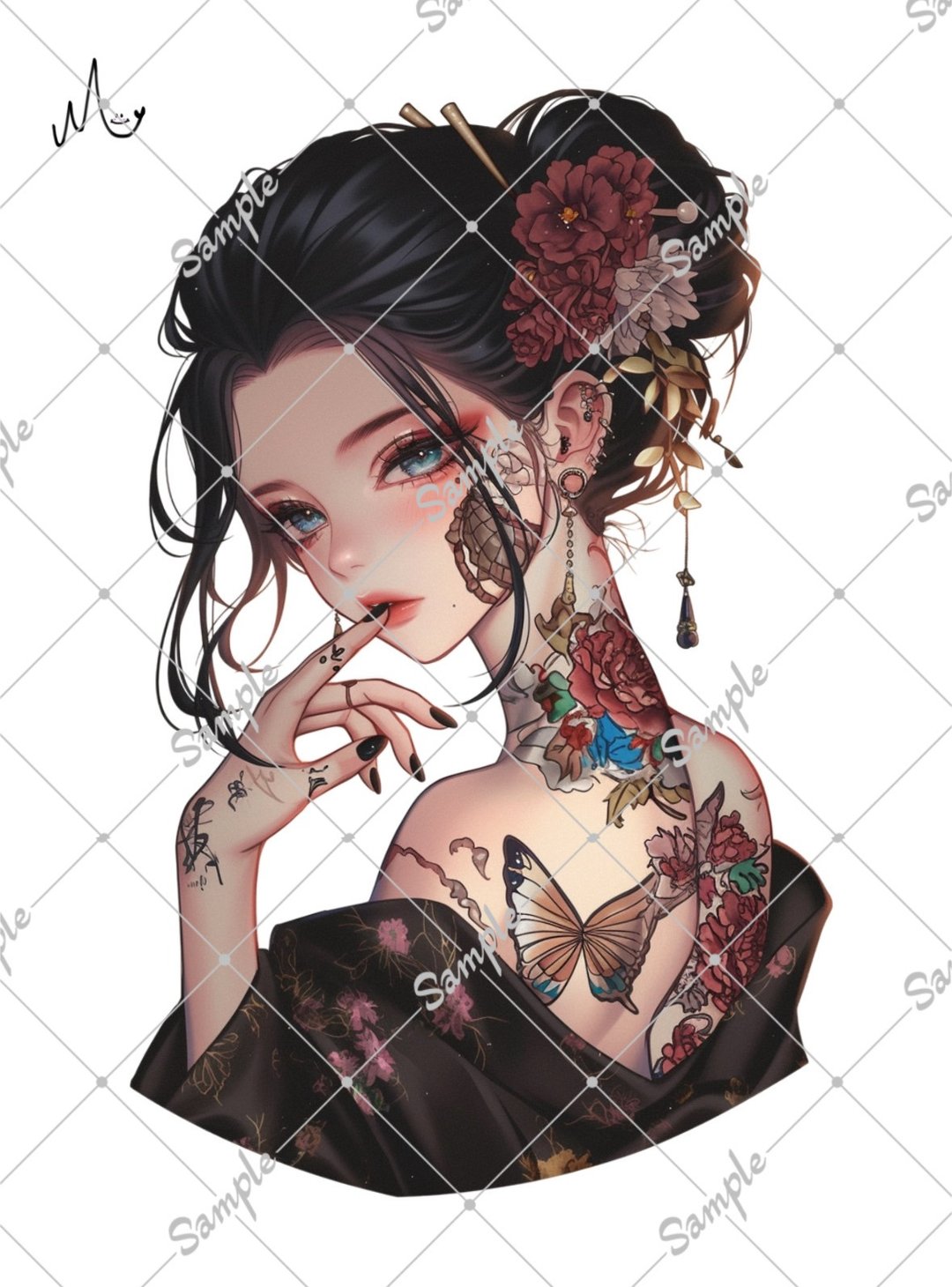 原创人物贴纸 - 贴纸 - 纸 