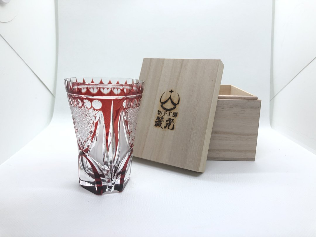 Chichey tumbler - 玻璃杯 - 玻璃 红色