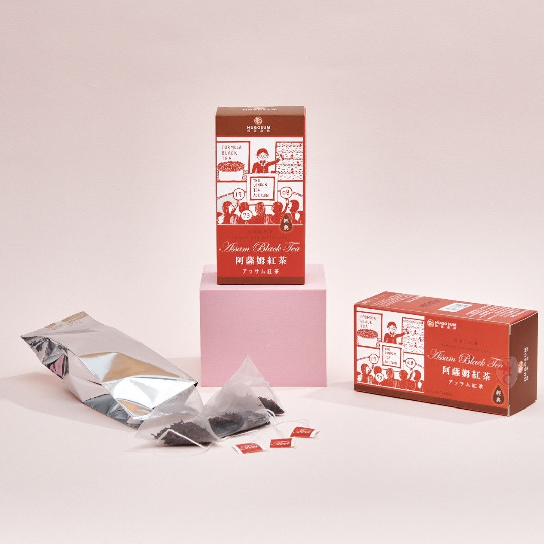 HUGOSUM 和菓森林【立体茶包】红茶故事集 - 阿萨姆红茶茶包 6 入 - 茶 - 纸 咖啡色