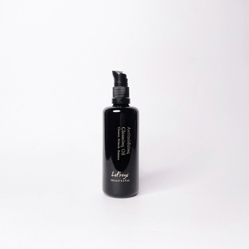 抗糖化精油卸妆油 -清爽不油腻、毛孔净化、卸除浓妆、不致痘 - 脸部清洁/卸妆用品 - 玻璃 黑色