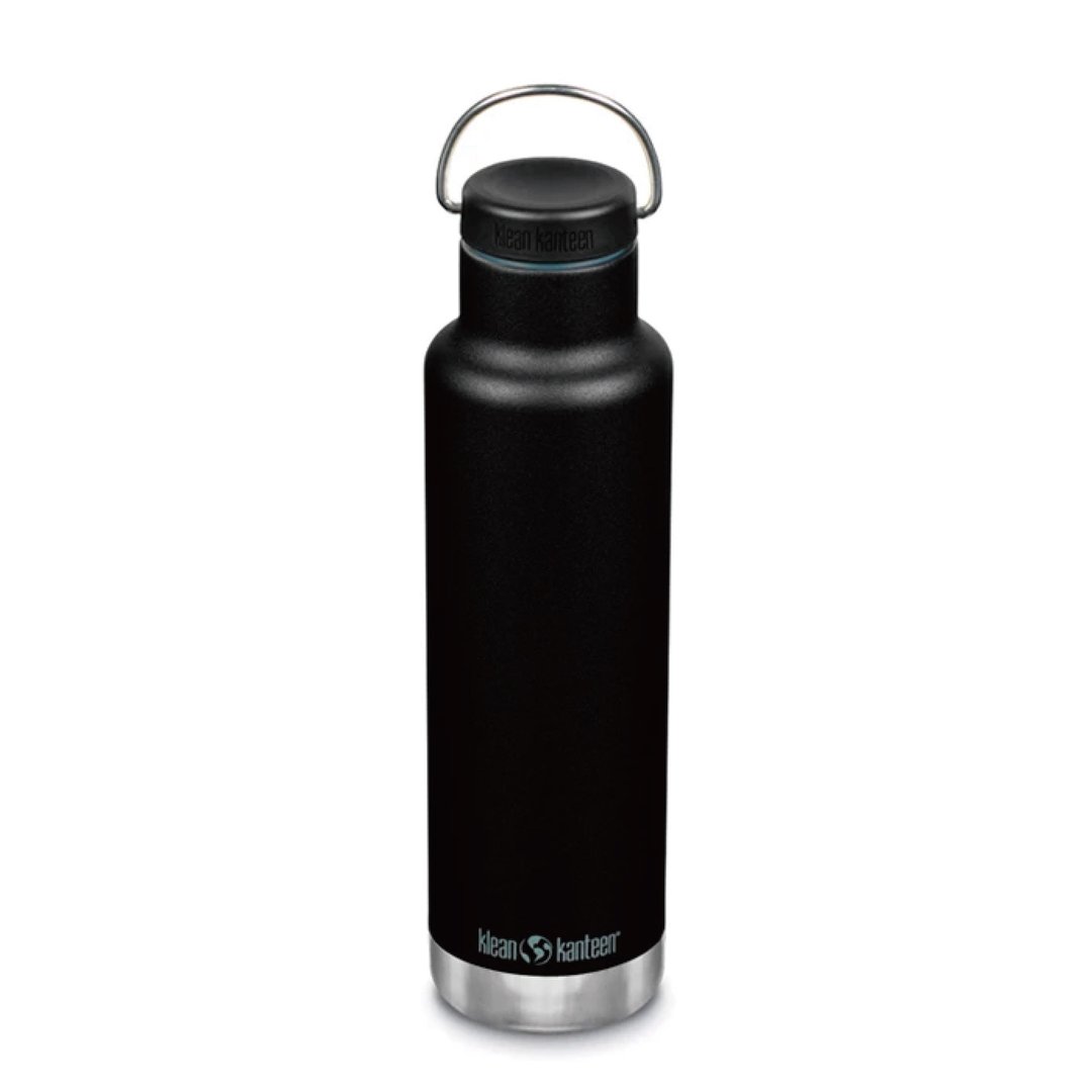 【klean kanteen】20盎司不锈钢保温瓶(592ml)_黑色 - 露营用品 - 不锈钢 黑色