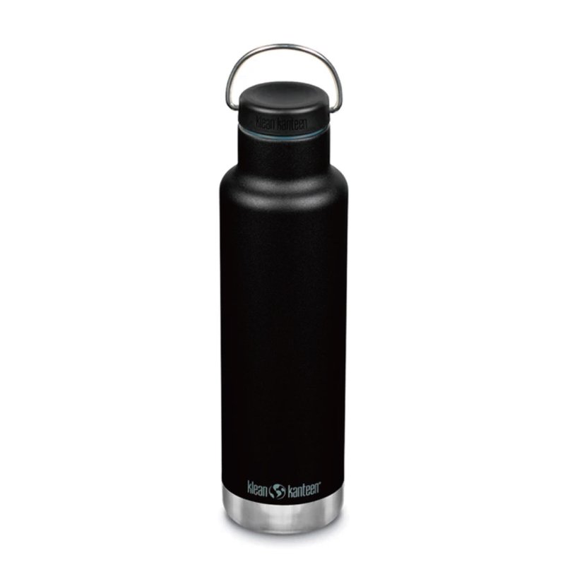 【klean kanteen】20盎司不锈钢保温瓶(592ml)_黑色 - 露营用品 - 不锈钢 黑色